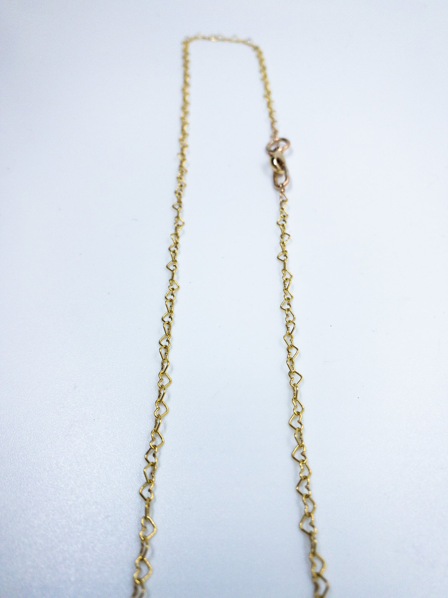 14 Karat Gold-Filled Heart Chain - Gold Heart Shaped Links - Love Necklace - Golden Heart Necklace - Gold Love Chain