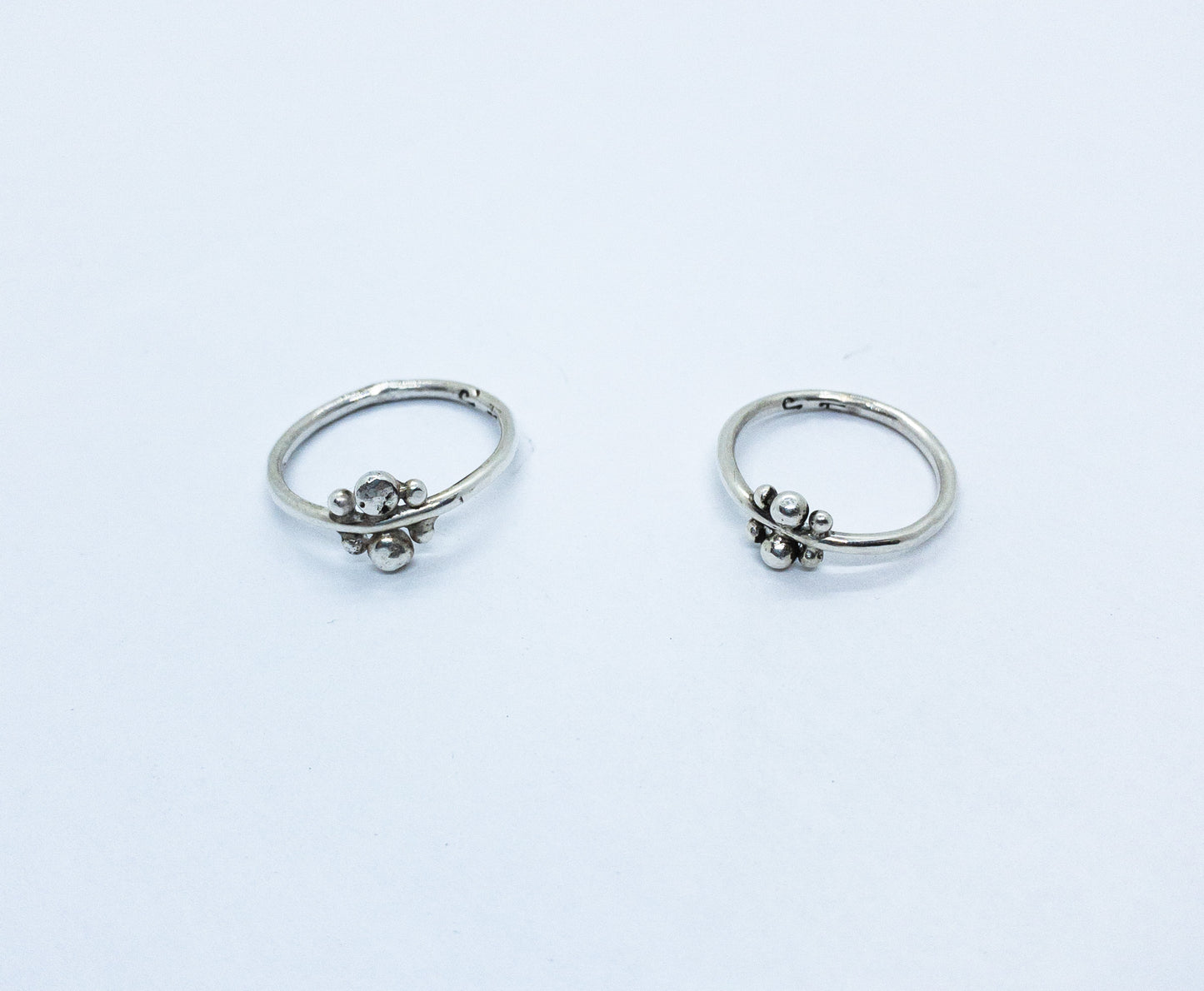 Sterling 6 Ball Ring - Silver Balls Ring - Everyday Sterling Silver Ring - Simple Silver Ring