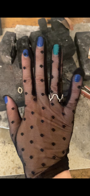 Sterling Tits Ring, Silver Boobs Ring, Nipples Ring, Sterling Breasts Midi Ring