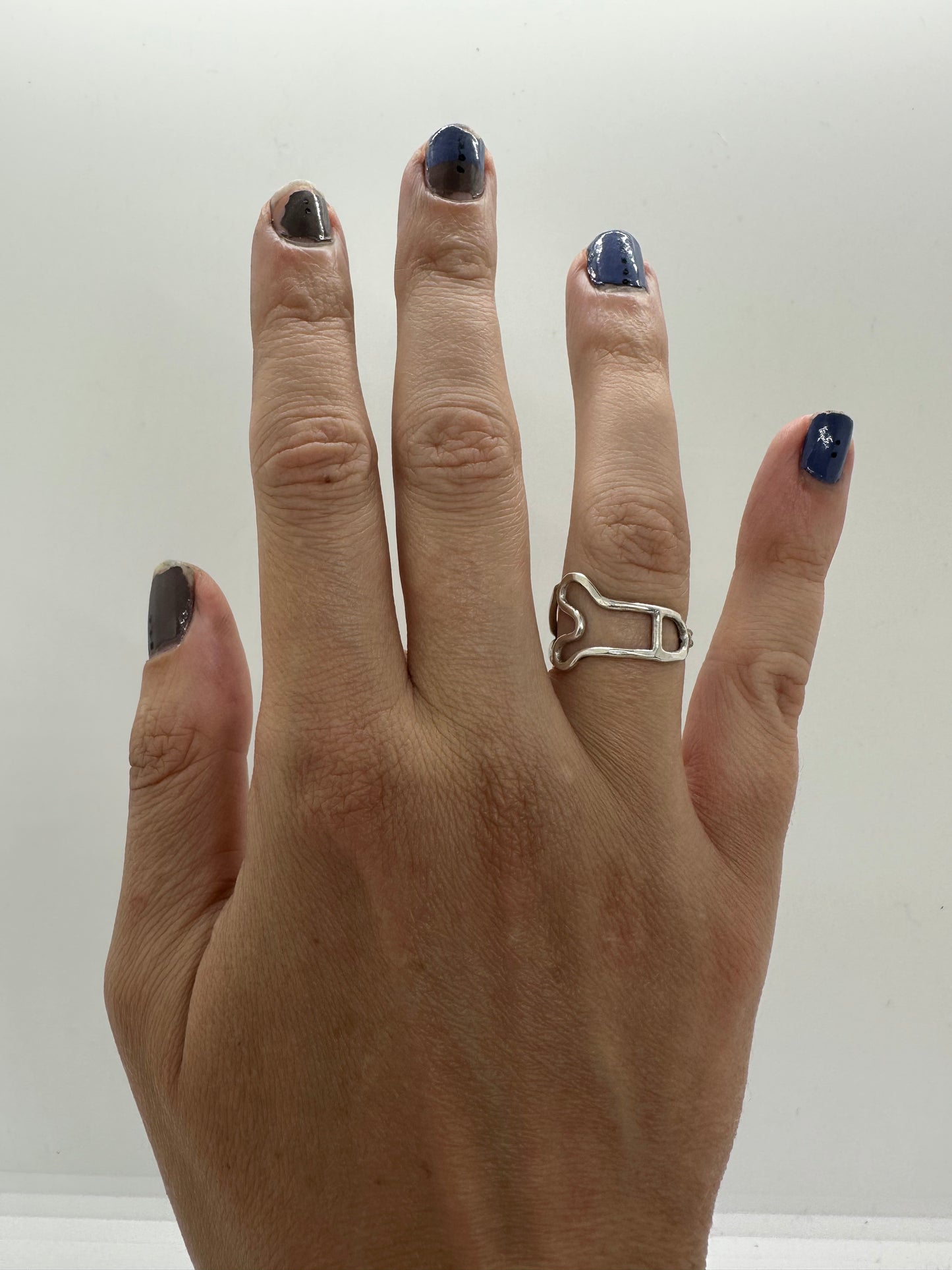 Sterling Dick Ring, Subtle Penis Ring, Silver Cock Ring, Everyday Silver Ring, Silver Masculine Ring, Body Worship Ring