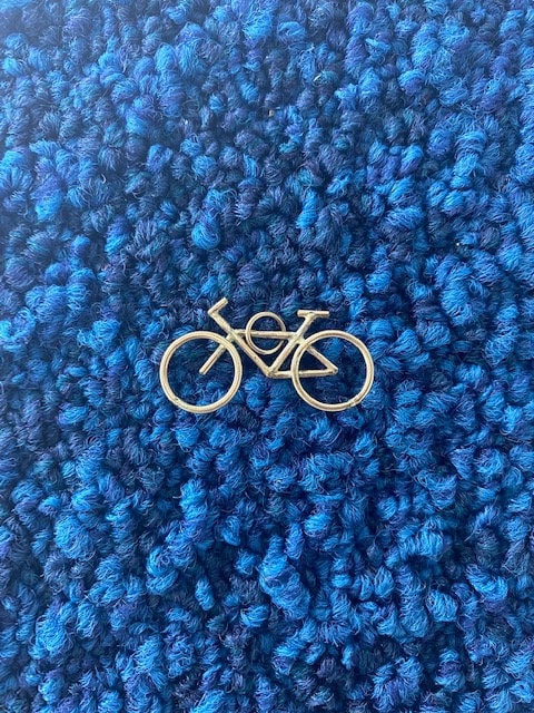 14 Karat Gold Filled Bicycle Pendant - Gold Bike Pendant - Mountain Bike Jewelry - Beach Cruiser Necklace - Traveler Necklace - Bike Gift