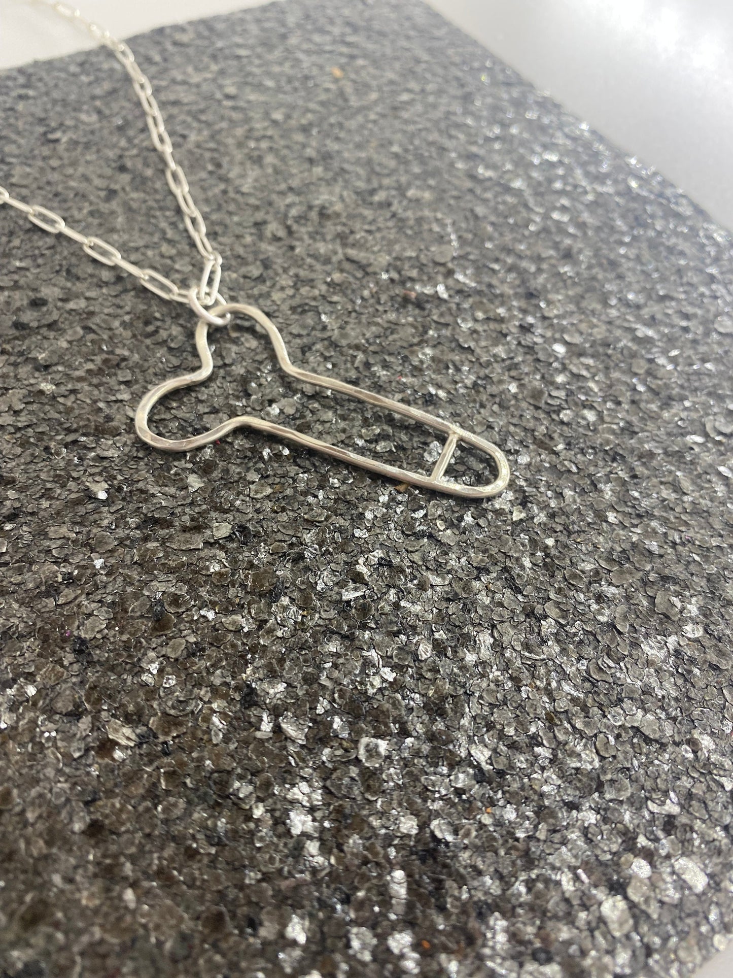 Sterling Large Penis Necklace - Big Dick Jewelry - Silver Penis Jewelry - Bachelorette Party Jewelry - NSFW Jewelry - Erotic Jewelry - Dicks