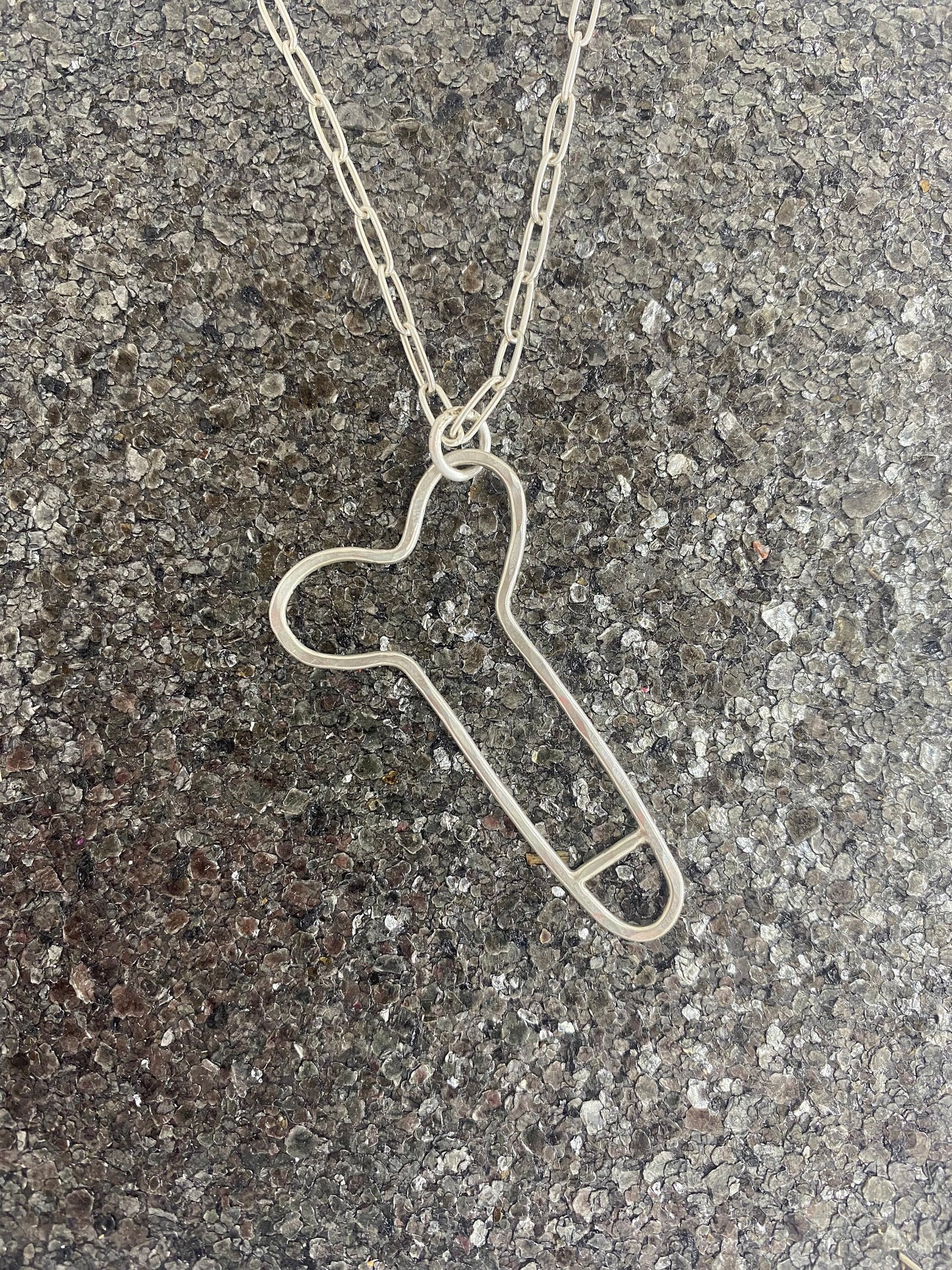 Sterling Large Penis Necklace - Big Dick Jewelry - Silver Penis Jewelry - Bachelorette Party Jewelry - NSFW Jewelry - Erotic Jewelry - Dicks